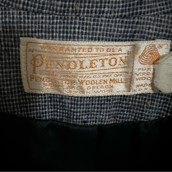 Pendleton Gray Wool Blazer Structured Suit Jacket - Picture 2 of 4